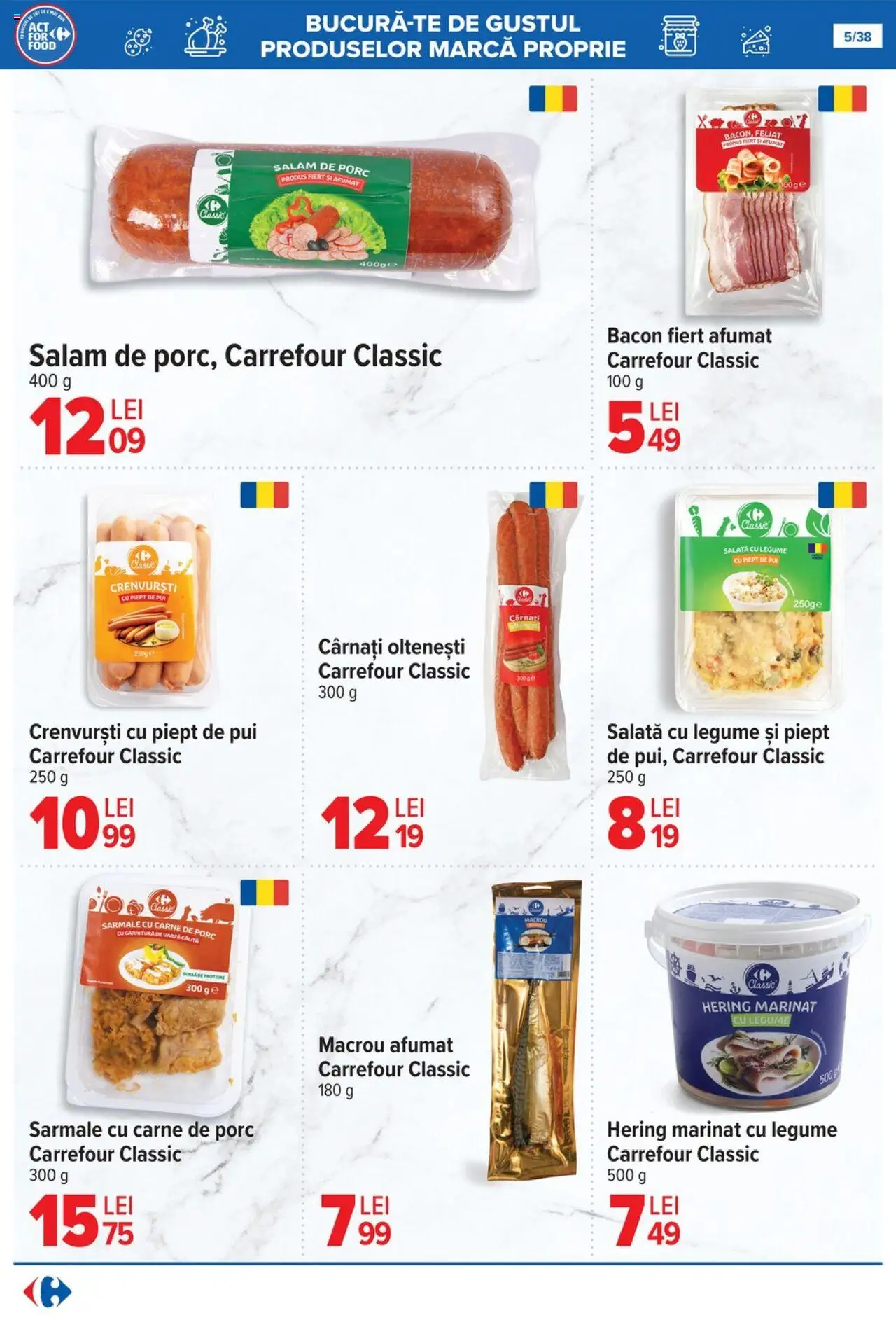 Noul catalog Carrefour – valabil de la 15.10.2025 | Pagină: 5 | Produse: Masaüstü kılıfı, Hacıyatmaz Kedi Oyuncağı, Carne De Porc, Legume