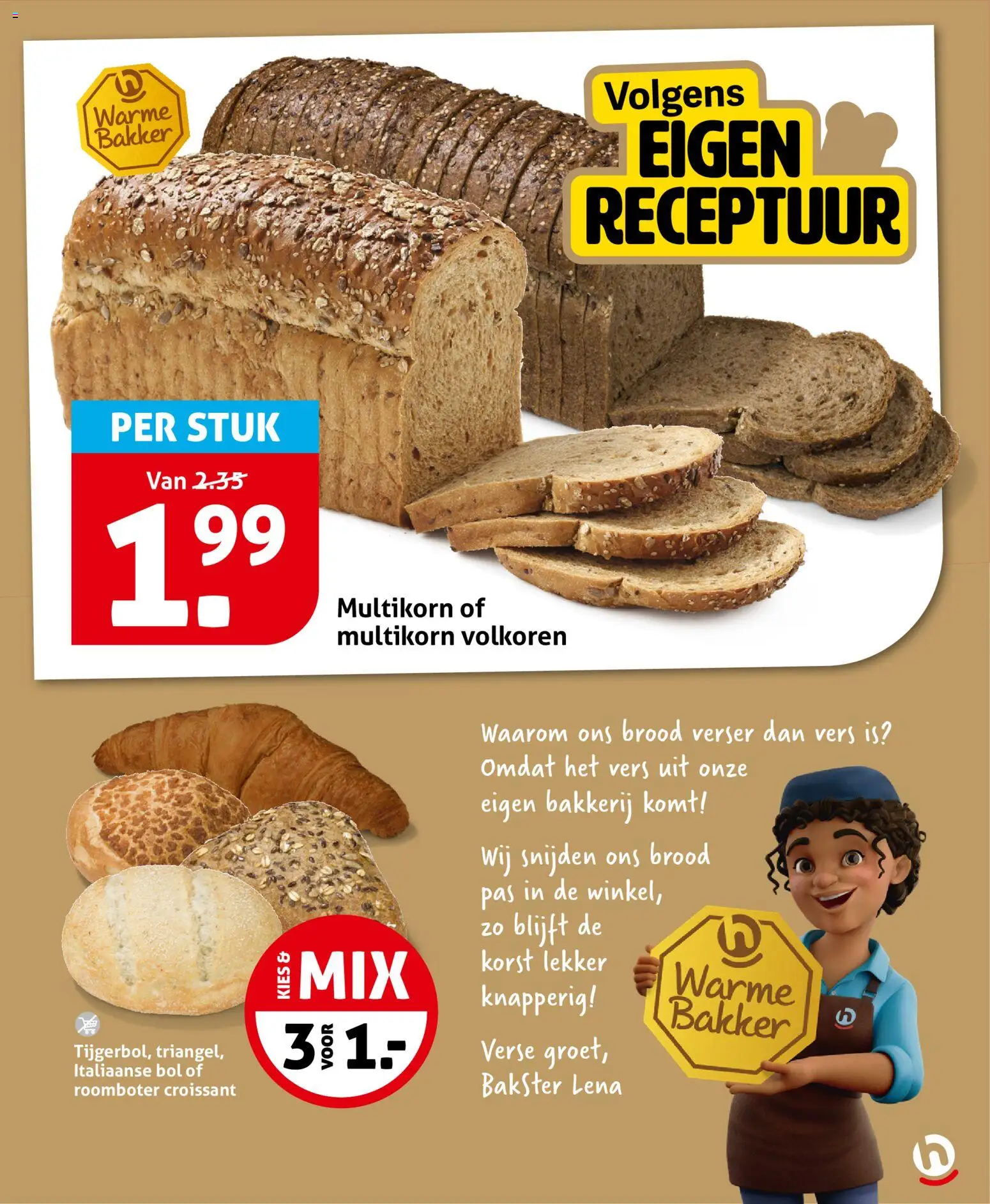 {H1} | Pagina: 17 | Producten: Brood, Roomboter, Bakkerij, Bol