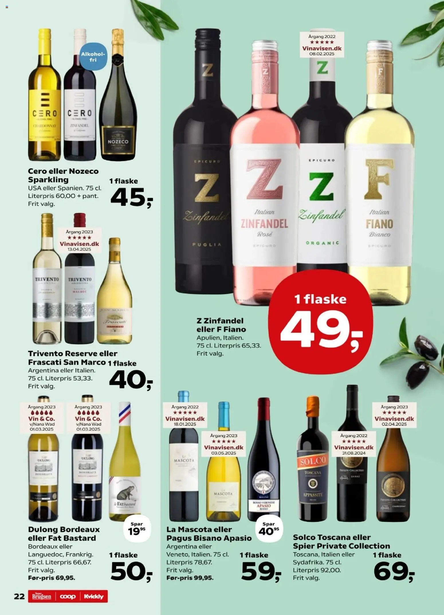 Kvickly tilbudsavis – gyldig fra 09.01.2026 | Side: 22 | Produkter: Vin