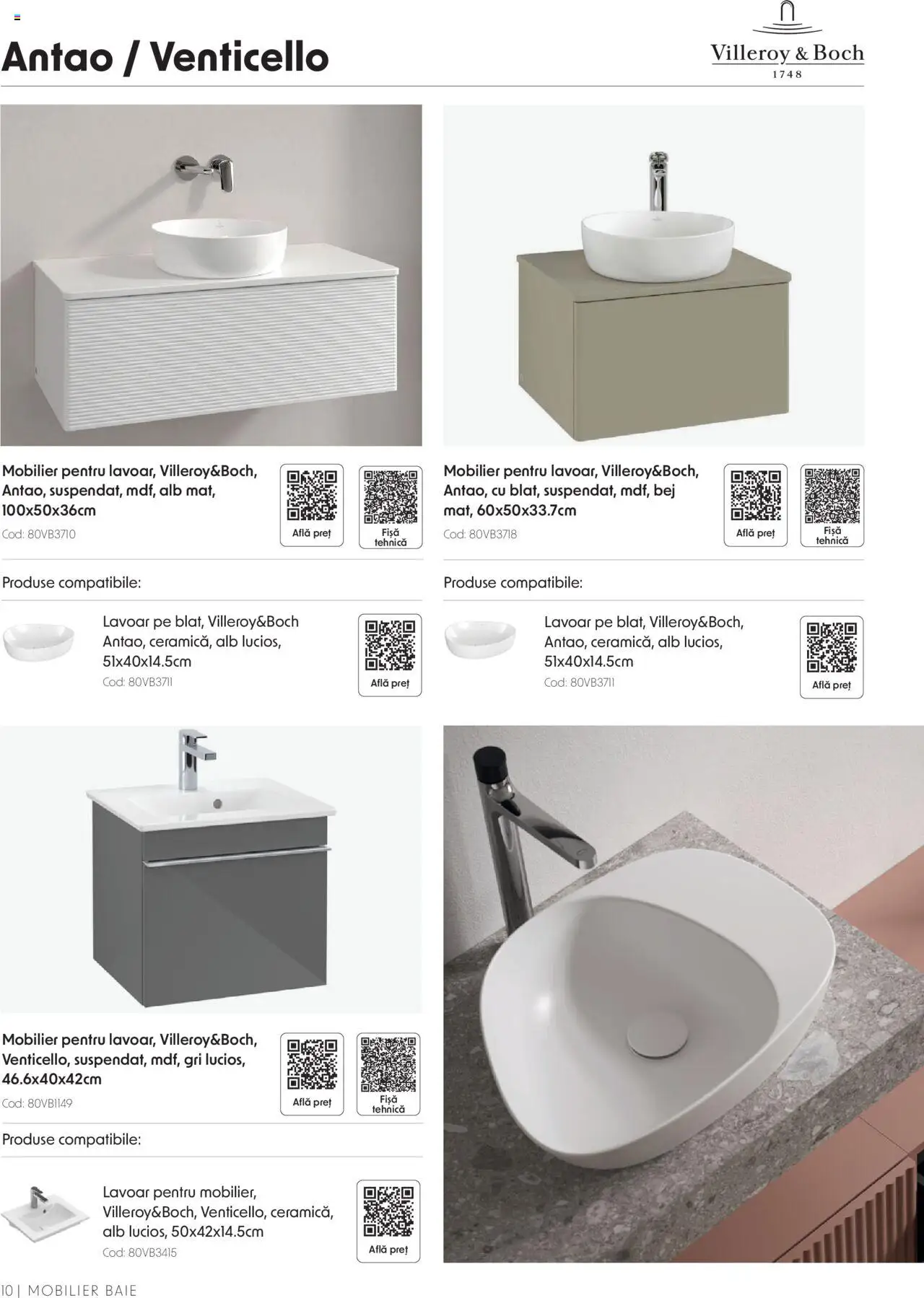 Catalog Romstal – valabil de la 25.11.2024 | Pagină: 10 | Produse: Lavoar