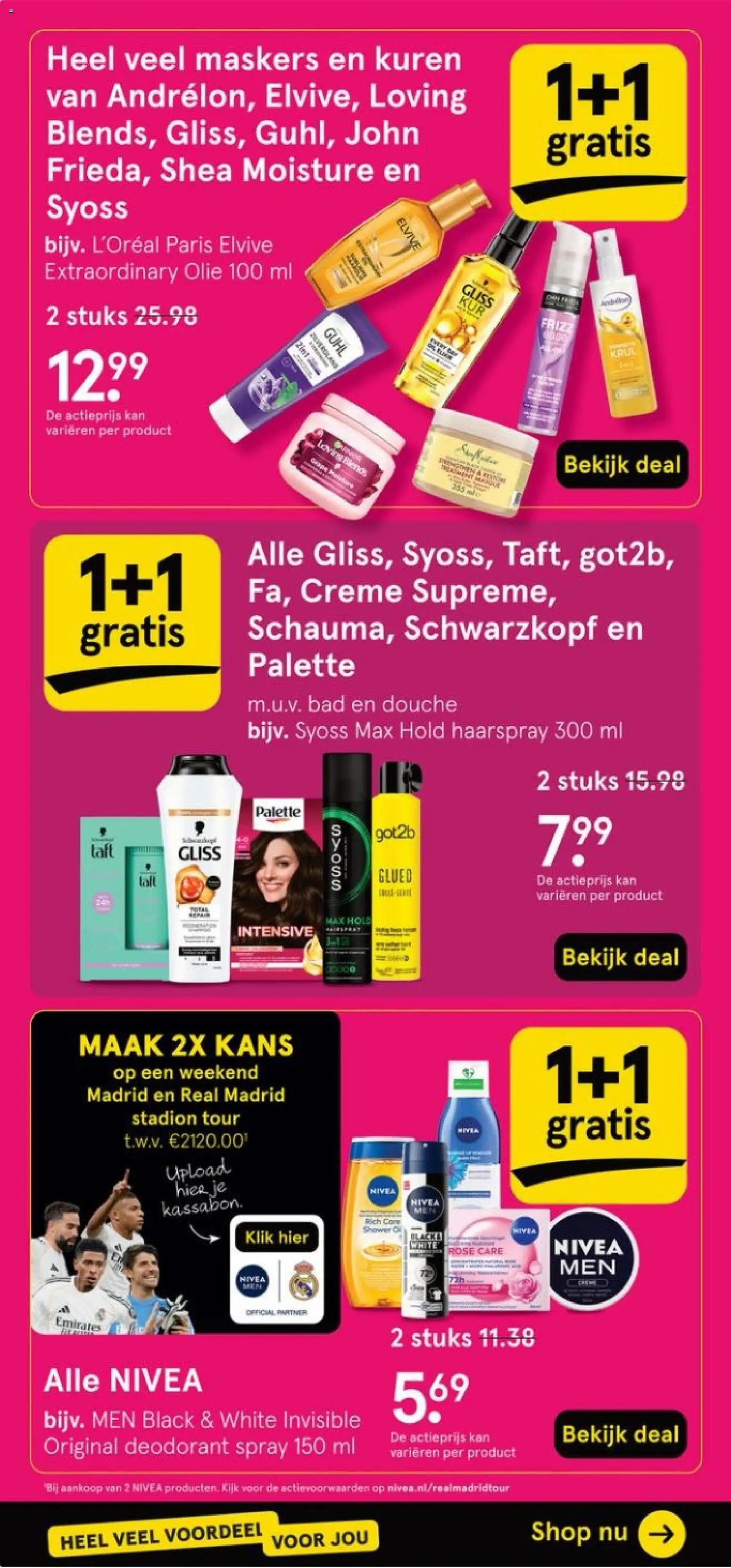 {H1} | Pagina: 2 | Producten: Deodorant, Kan, Bad, Douche