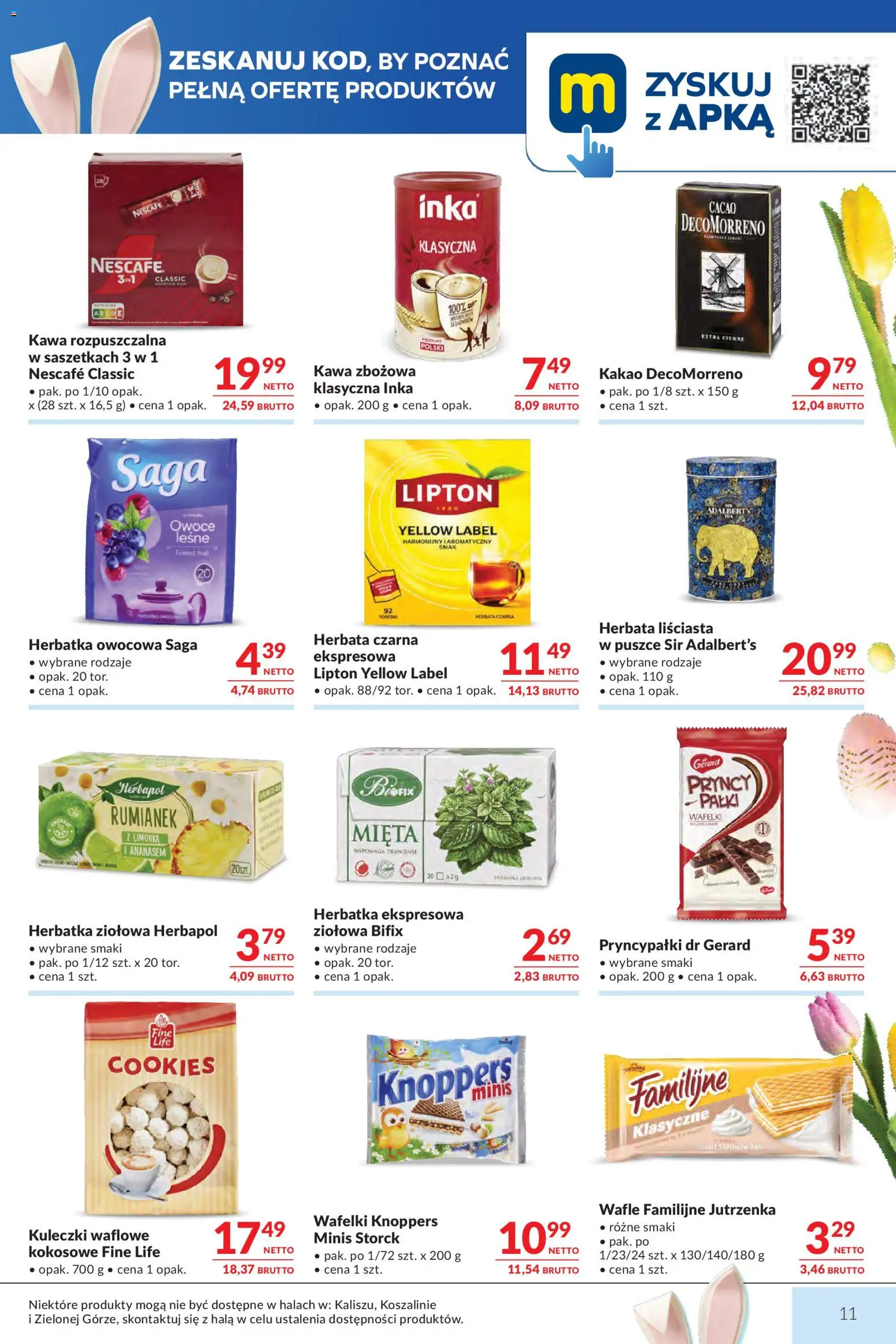 Makro gazetka od 17.03.2026 | Strona: 11 | Produkty: Knoppers, Wafle, Wafelki, Owoce