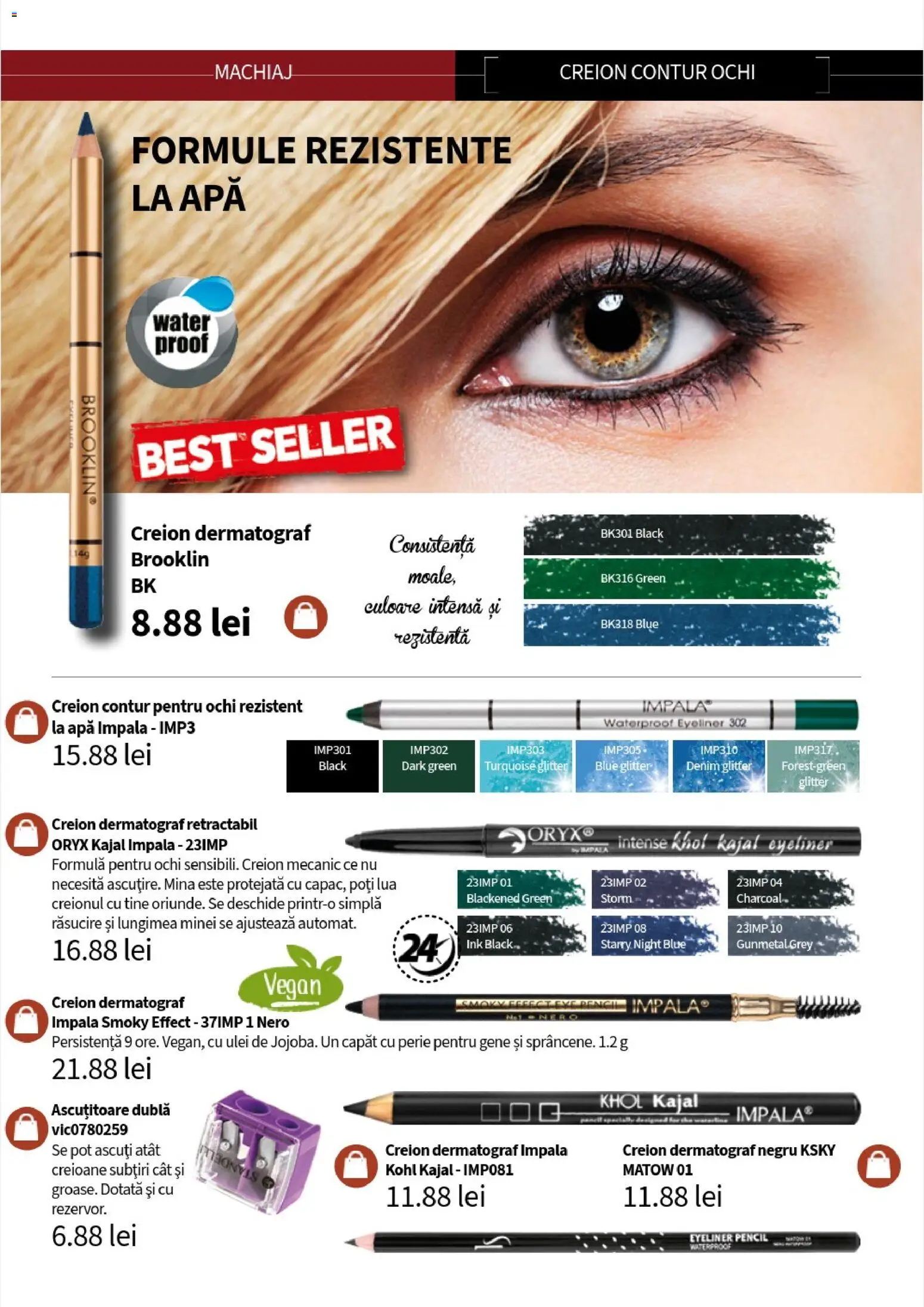 Noul catalog Lady’s – valabil de la 10.11.2025 | Pagină: 86 | Produse: Machiaj, Perie, Ulei, Apă