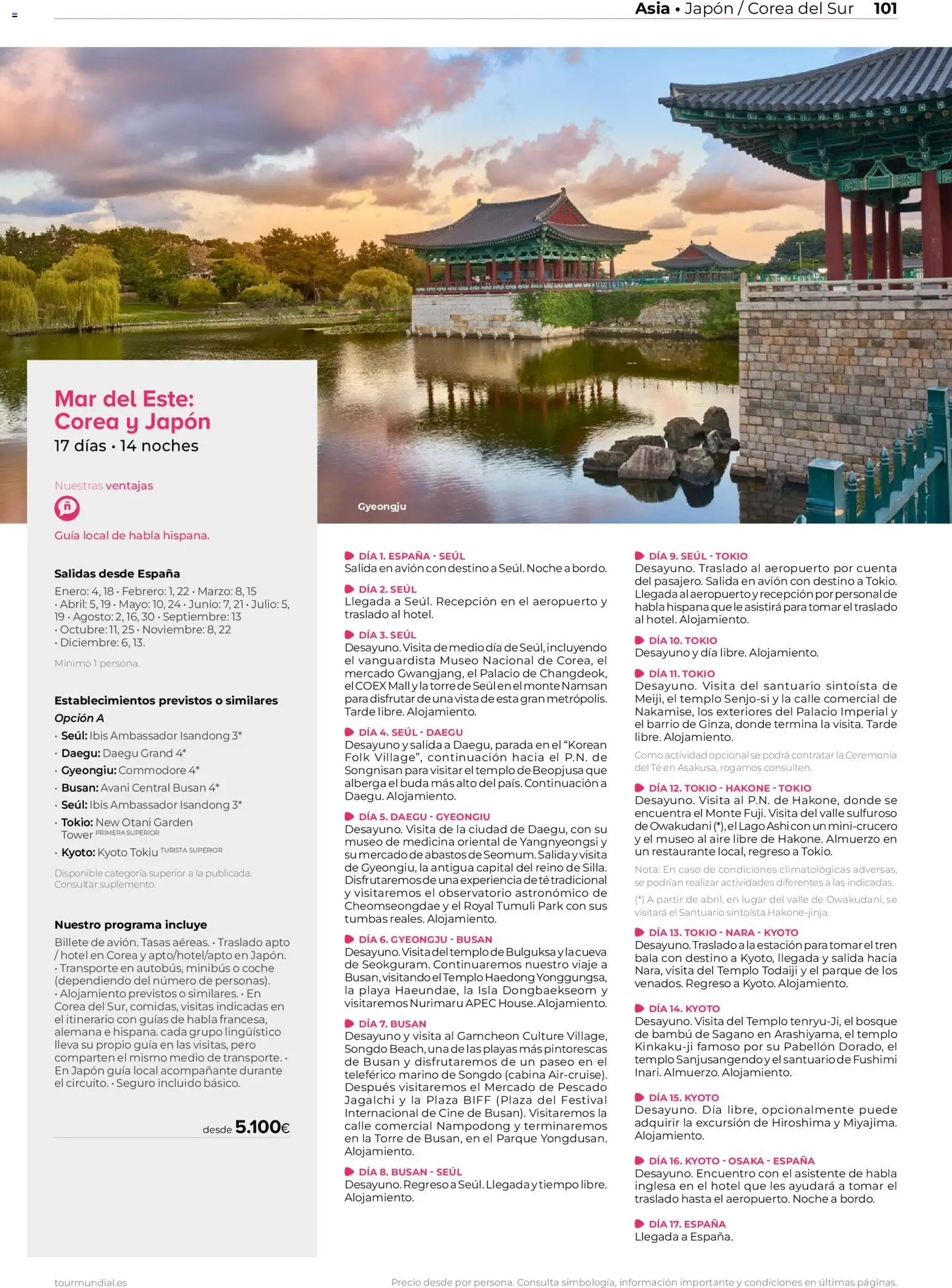 Viajes El Corte Inglés Asia y Oceanía │ válido desde el 01.01.2026 | Página: 101 | Productos: Pescado, Té