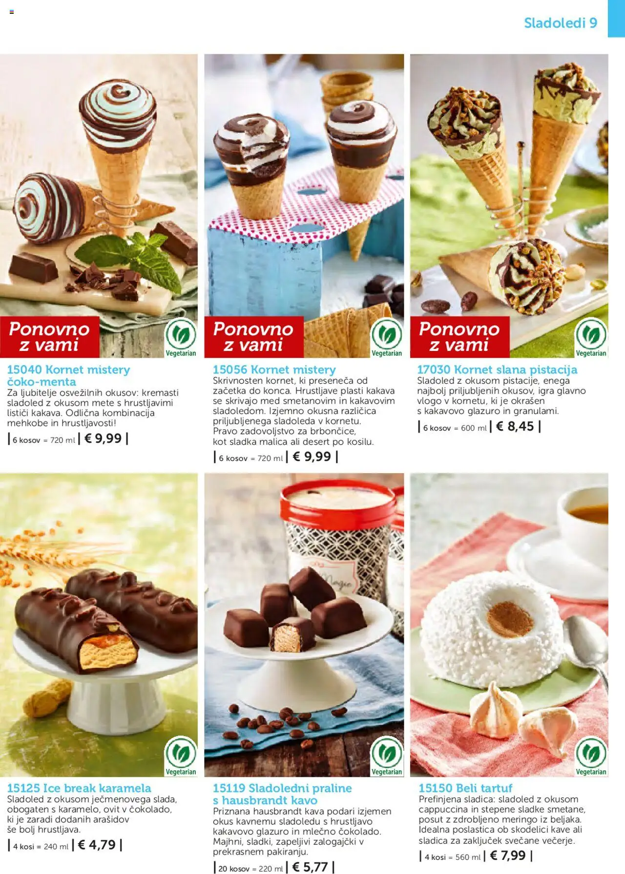 Novi Bofrost katalog ponudbe – veljaven od 01.05.2025 | Stran: 9 | Izdelki: Igra, Kava, Sladoled