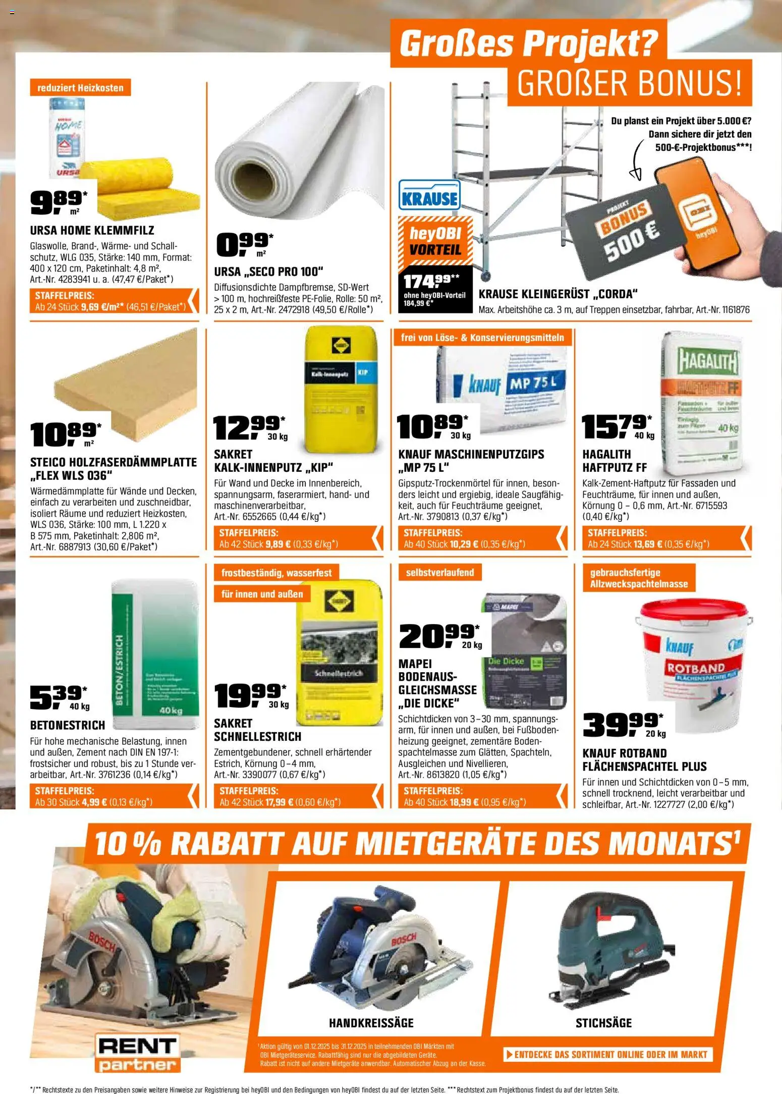 Obi Prospekt 	 – gültig ab 01.12.2025 | Seite: 18 | Produkte: Bosch, Decke