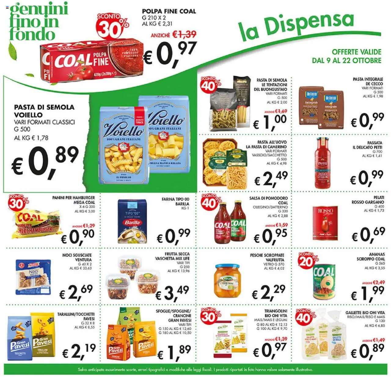 Volantino Coal del 09.10.2025 | Pagina: 17 | Prodotti: Salsa, Pomodoro, Noci, Ananas