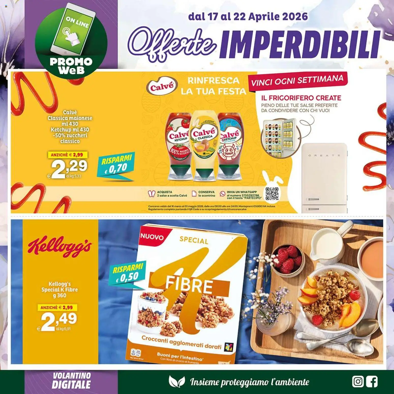 Volantino Elite Supermercati del 17.04.2026 | Pagina: 8 | Prodotti: Ketchup, Maionese, Frigorifero