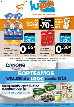 Vista previa Lupa Supermercados folleto válido desde el 02.10.2025