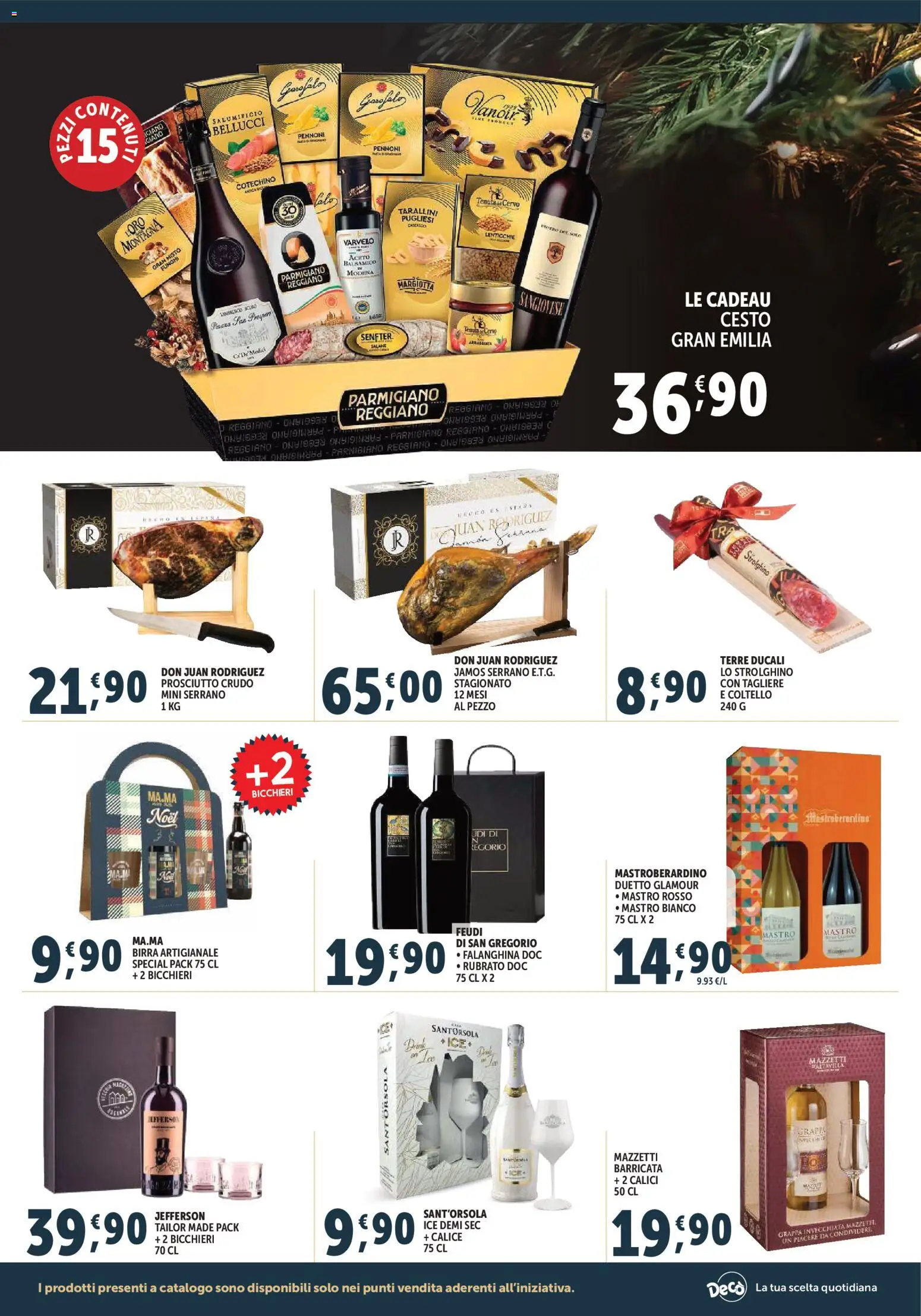 Volantino Decò del 02.12.2025 | Pagina: 7 | Prodotti: Prosciutto, Aceto, Tagliere, Cotechino