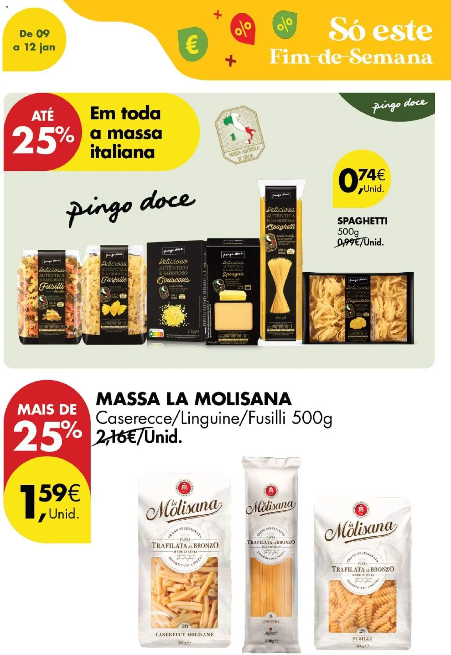 Pingo Doce Poupe este Fim de Semana │ válido de 09.01.2026 | Página: 13 | Produtos: Massa