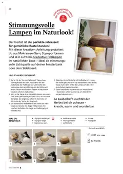 Pagro-Diskont Ideenwerk ab 17.09.2025 gültig | Seite: 20 | Produkte: Lampe