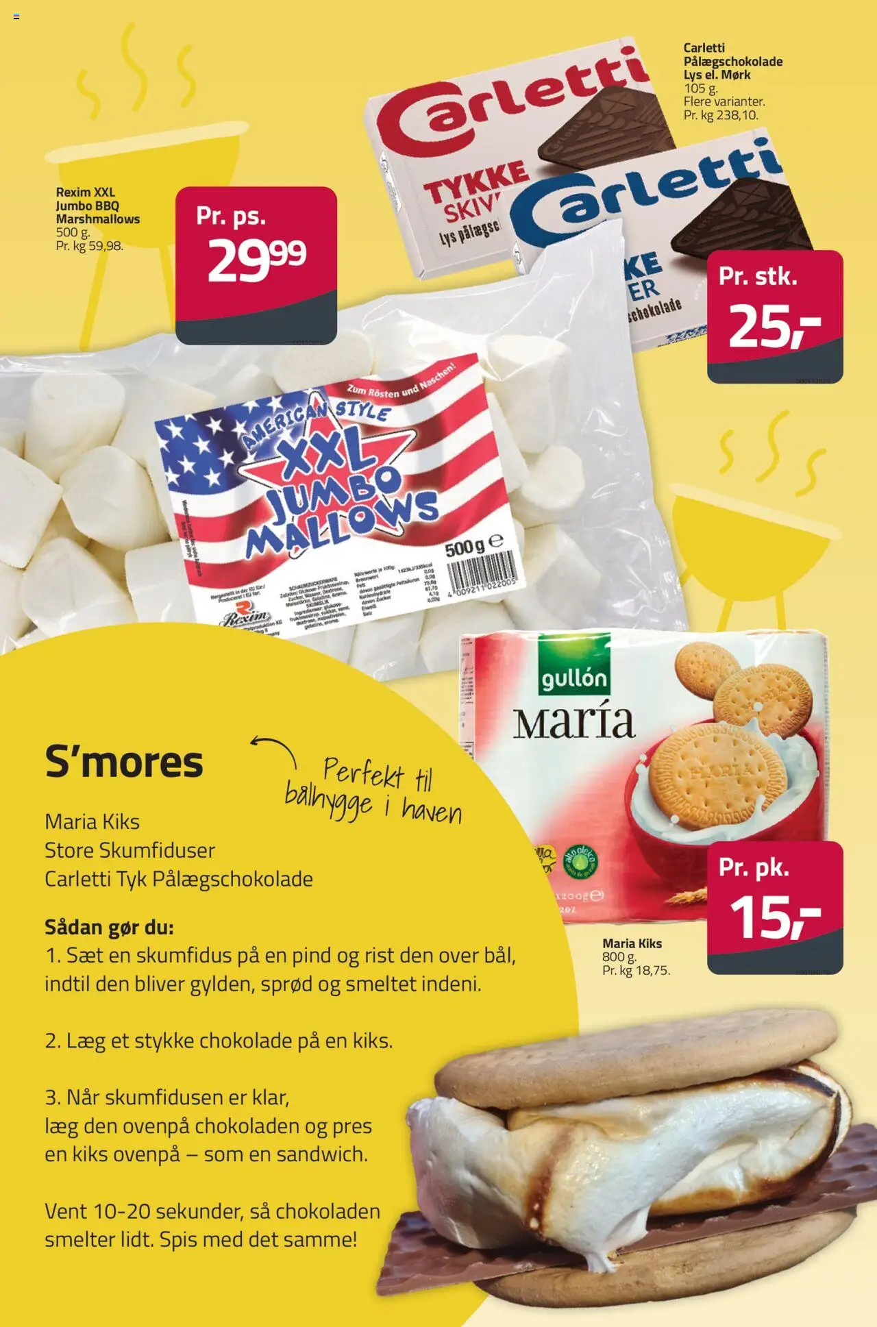 Fleggaard Tilbudsavis gyldig fra 09.07.2025 | Side: 15 | Produkter: Chokolade, Pålægschokolade, Skumfiduser, Søm