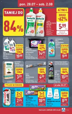 Aldi Gazetka od 28.07.2025 | Strona: 23 | Produkty: Ziemia uniwersalna, Ziemia, Milka, Domestos