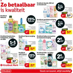 Kruidvat handcrème, bodylotion, butter en milk, Kruidvat handcrème, bodylotion, butter en milk - Voorbeeld van een folder van Kruidvat, geldig van 24.02.2026 | Pagina: 53 | Producten: Deodorant, Kan, Gel, Festék