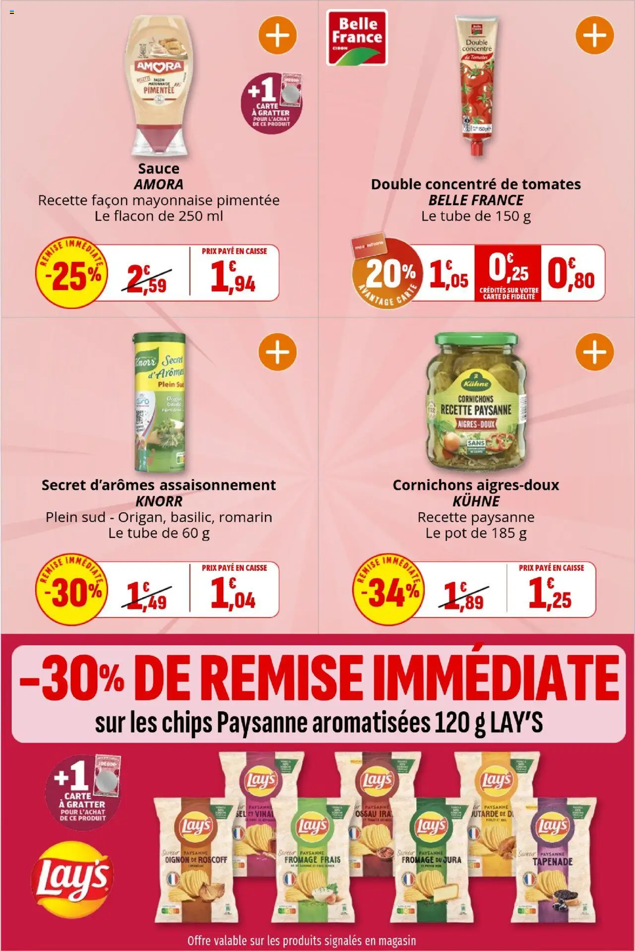 {H1} | Page: 28 | Produits: Sel, Poivre, Mayonnaise, Oignon