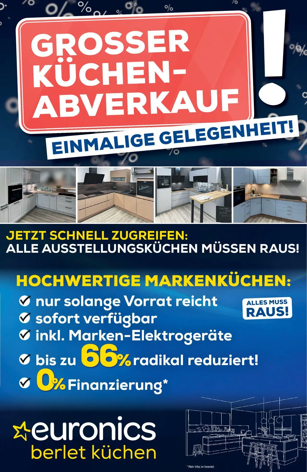 Euronics  Küchenwerbung Berlet - gültig ab dem 14.07.2025 | Seite: 1 | Produkte: Kuchen