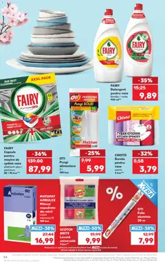 Ofertele Kaufland valabile de la 08.04.2026 | Pagină: 54 | Produse: Mănuși, Burete, Lavete, Lămâie