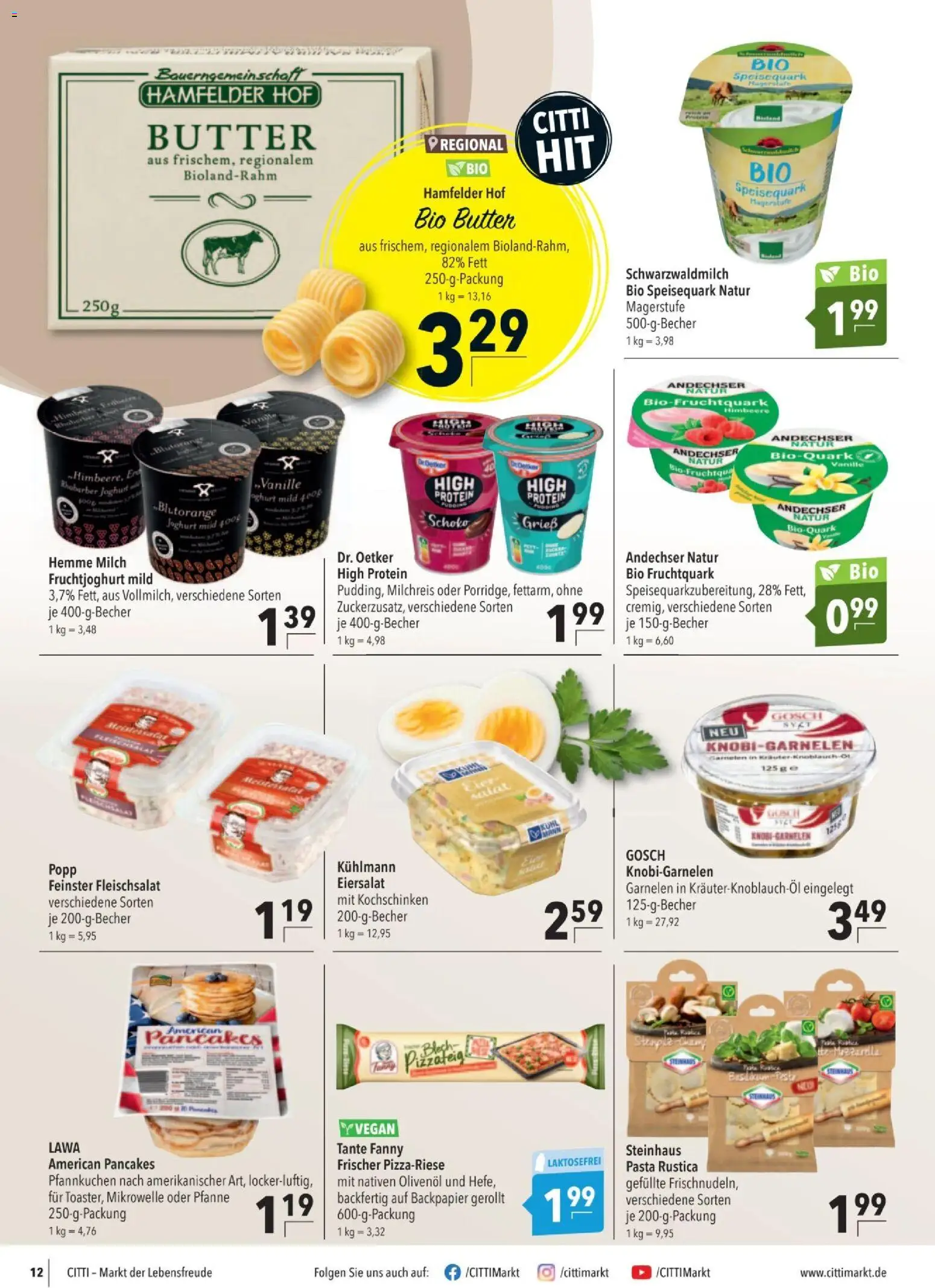 CITTI tilbudsavis – gyldig fra 17.03.2026 | Side: 12 | Produkter: Pasta, Salat