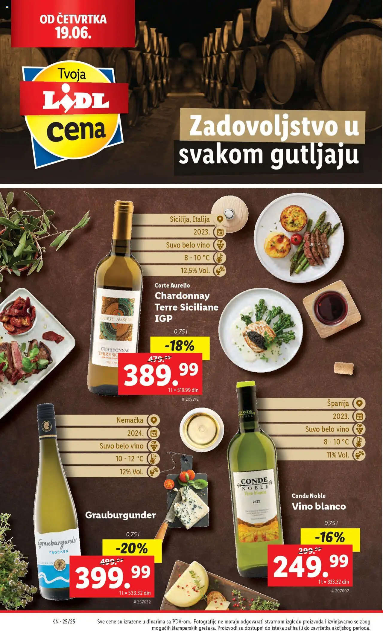 Lidl katalog - važi od 19.06.2025 | Strana: 38 | Proizvode: Chardonnay, Belo vino, Vino