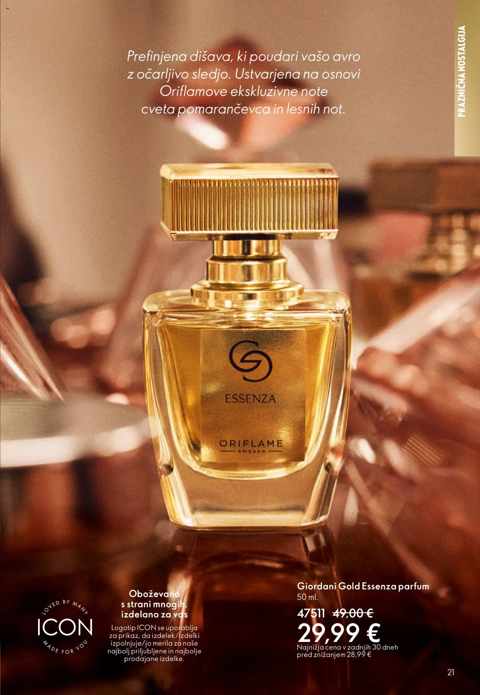 Novi Oriflame katalog ponudbe – veljaven od 19.11.2025 | Stran: 21 | Izdelki: Parfum