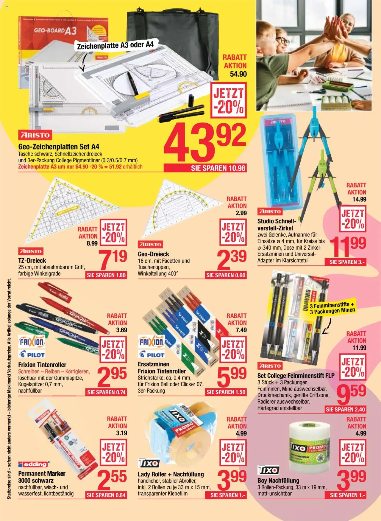 Maximarkt Alles für die Schule gültig ab 25.08.2025 | Seite: 14 | Produkte: Tasche, Adapter