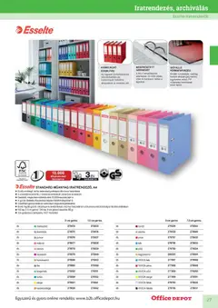 Office Depot akciós ujság - amely érvényes a következő dátumtól: 10.04.2025 | Oldal: 27 | Termékek: Levendula