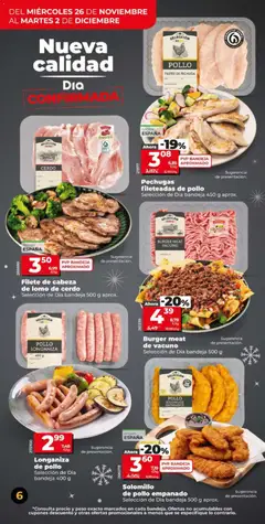 Vista previa Filete de cabeza de lomo de cerdo, Selección de Dia bandeja 500 g aprox. válido desde el 26.11.2025 | Página: 6