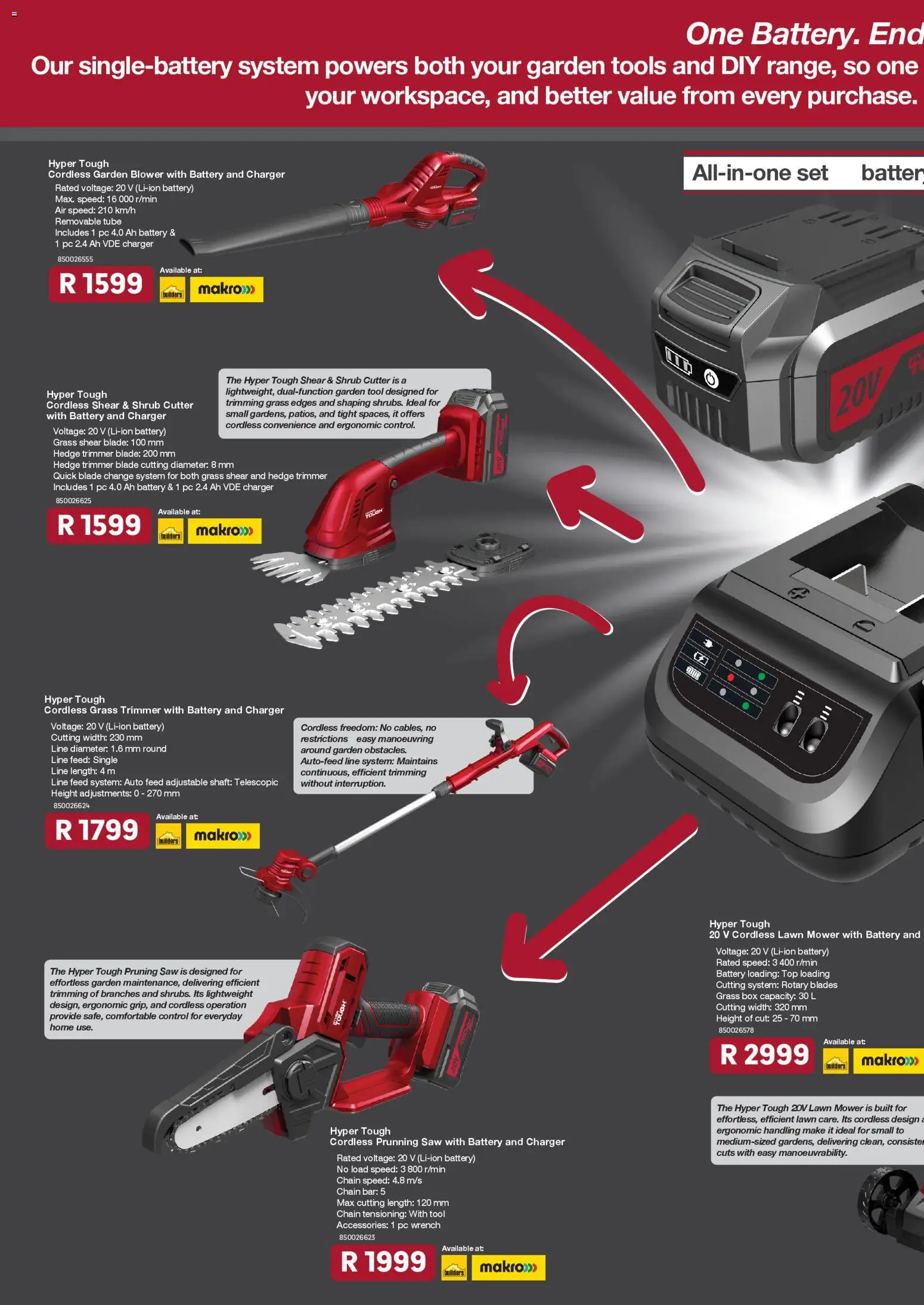 New Makro catalogue – valid from 27.02.2026 | Page: 2 | Products: Cutter, Mower, Box, Charger
