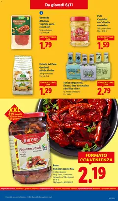Anteprima del volantino Tonica bergamotto, limone, timo e rosmarino o basilico e lime, 4x 200 ml confezione valido a partire dal 03.11.2025 | Pagina: 29