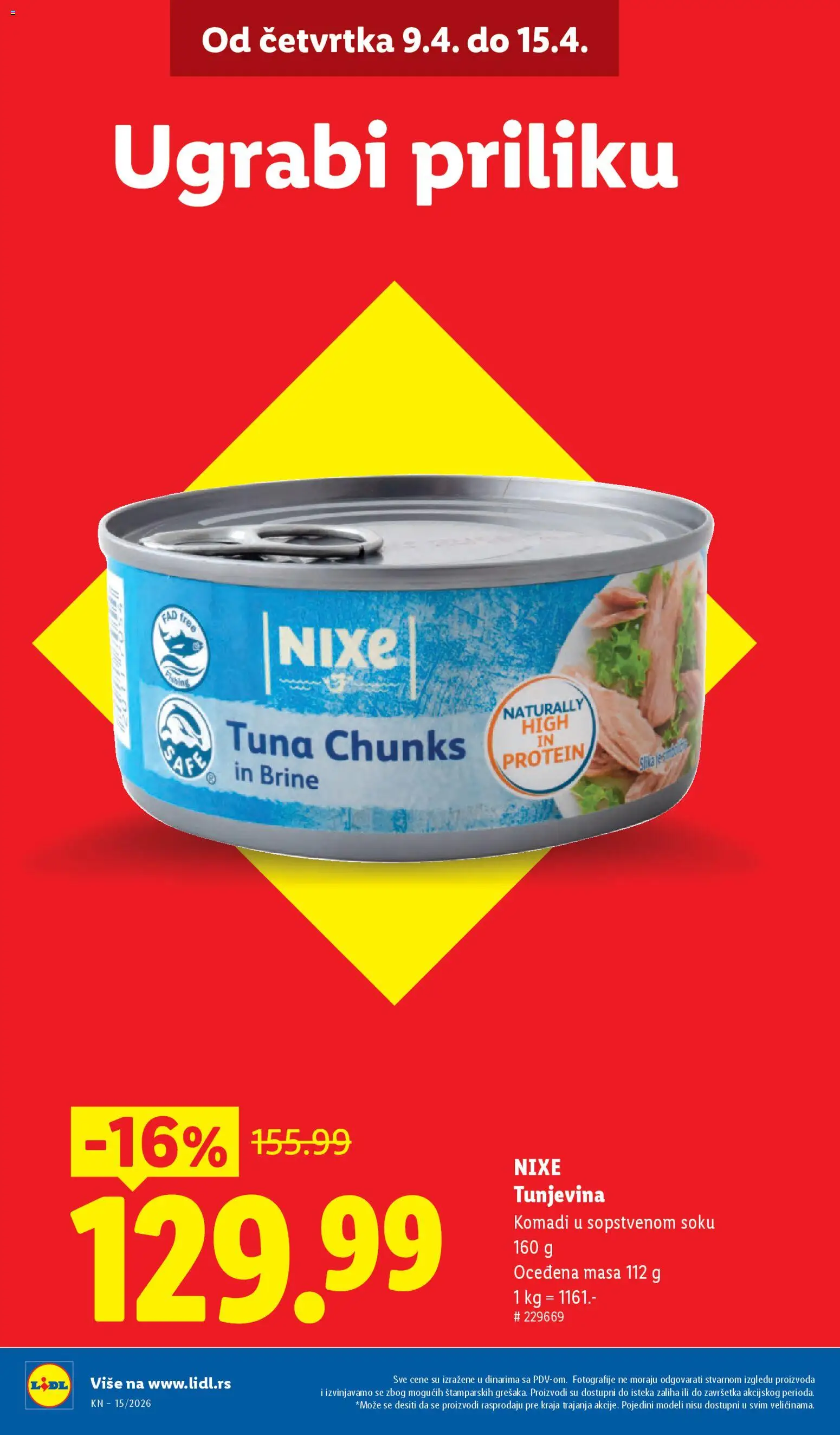 Lidl katalog - važi od 09.04.2026 | Strana: 6 | Proizvode: Protein