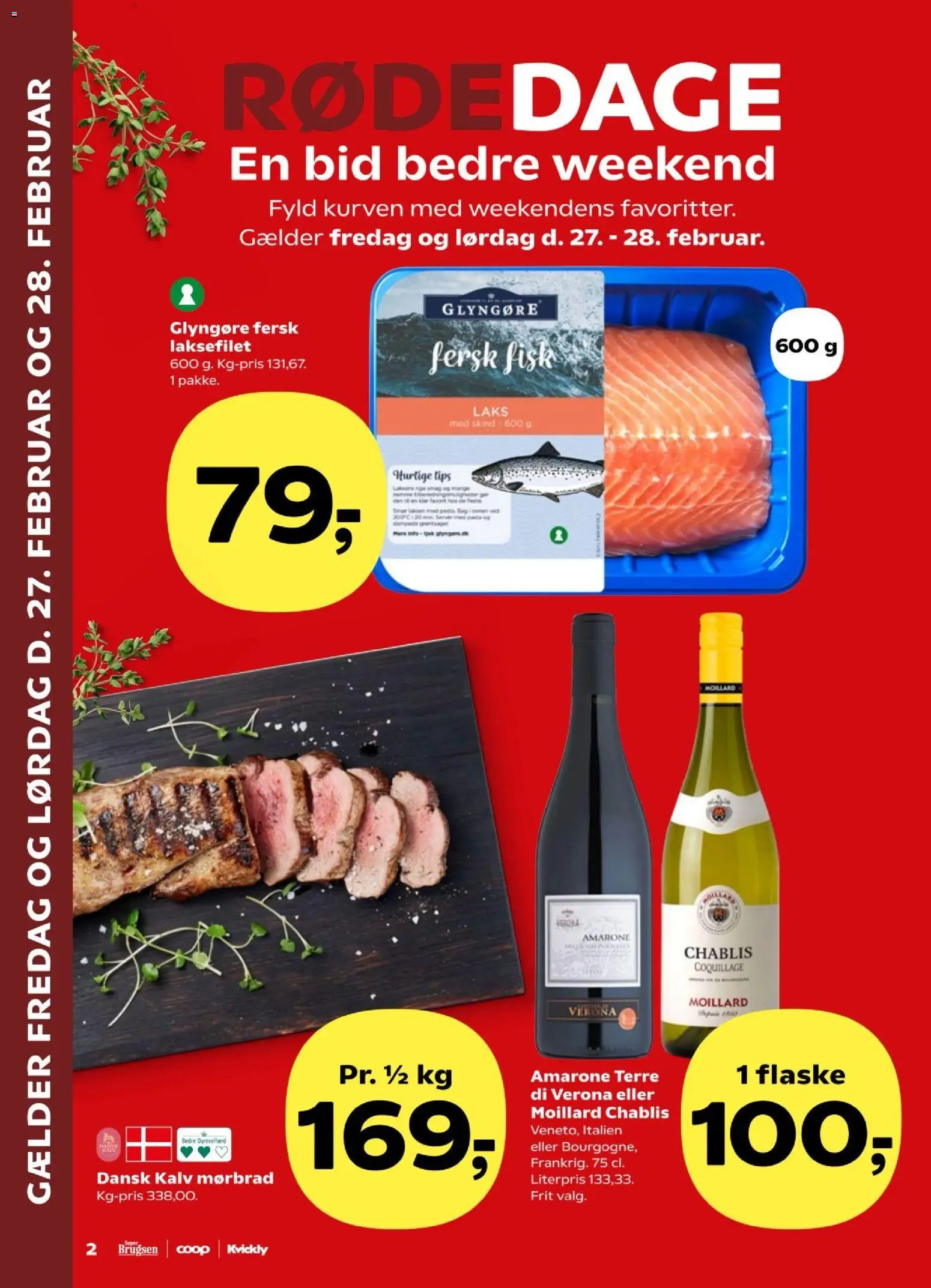 Kvickly tilbudsavis – gyldig fra 27.02.2026 | Side: 2 | Produkter: Fisk