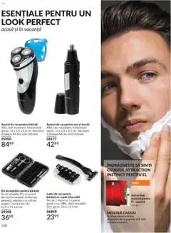 Catalog Avon - 08 2025 – valabil de la 01.08.2025 | Pagină: 168 | Produse: Lamă de ras, Carcasă, Aparat De Ras, Baterii