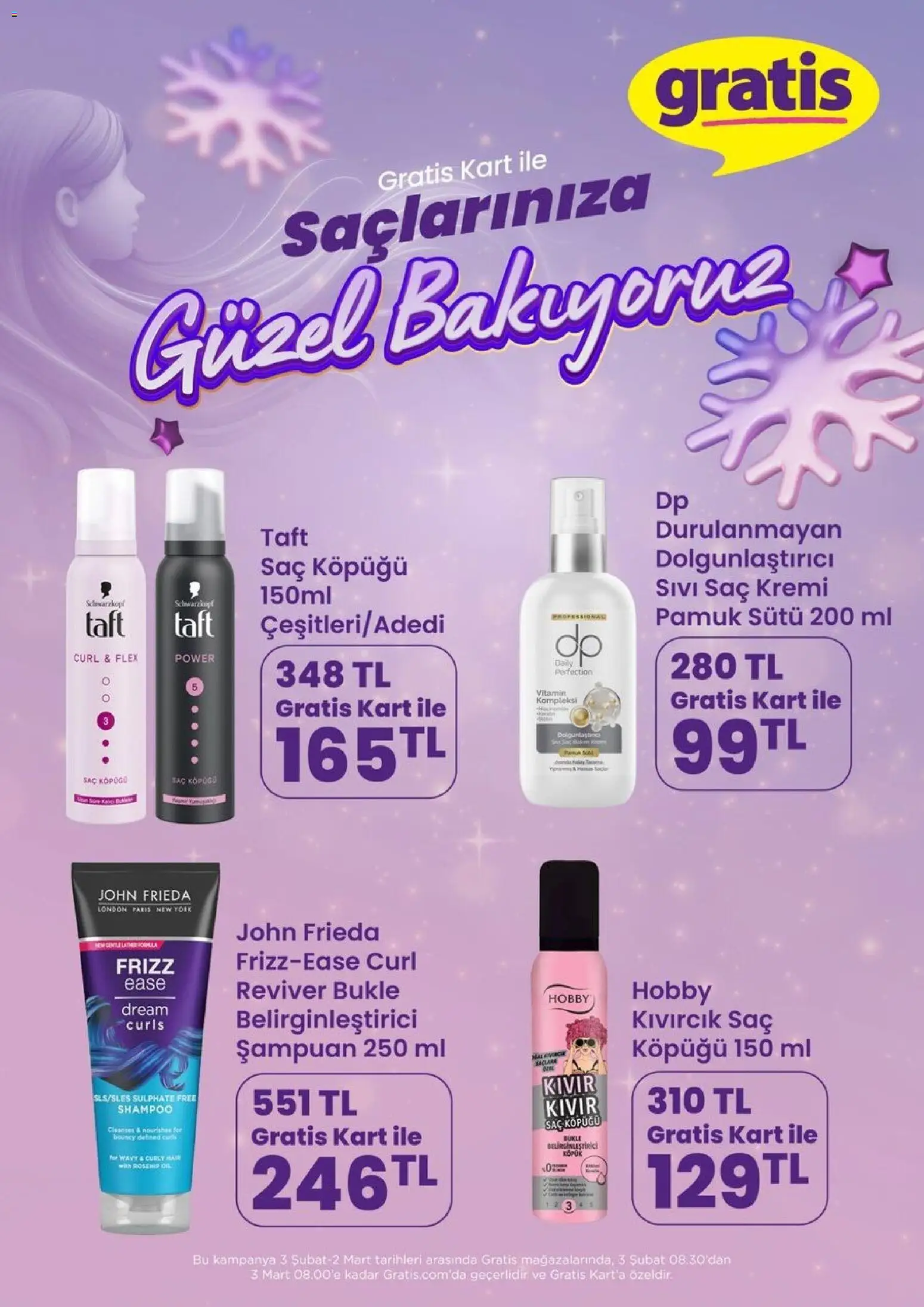 Gratis Katalog - 03.02.2026 tarihinden itibaren geçerlidir | Sayfa: 12 | Ürünler: Şampuan, Saç Kremi