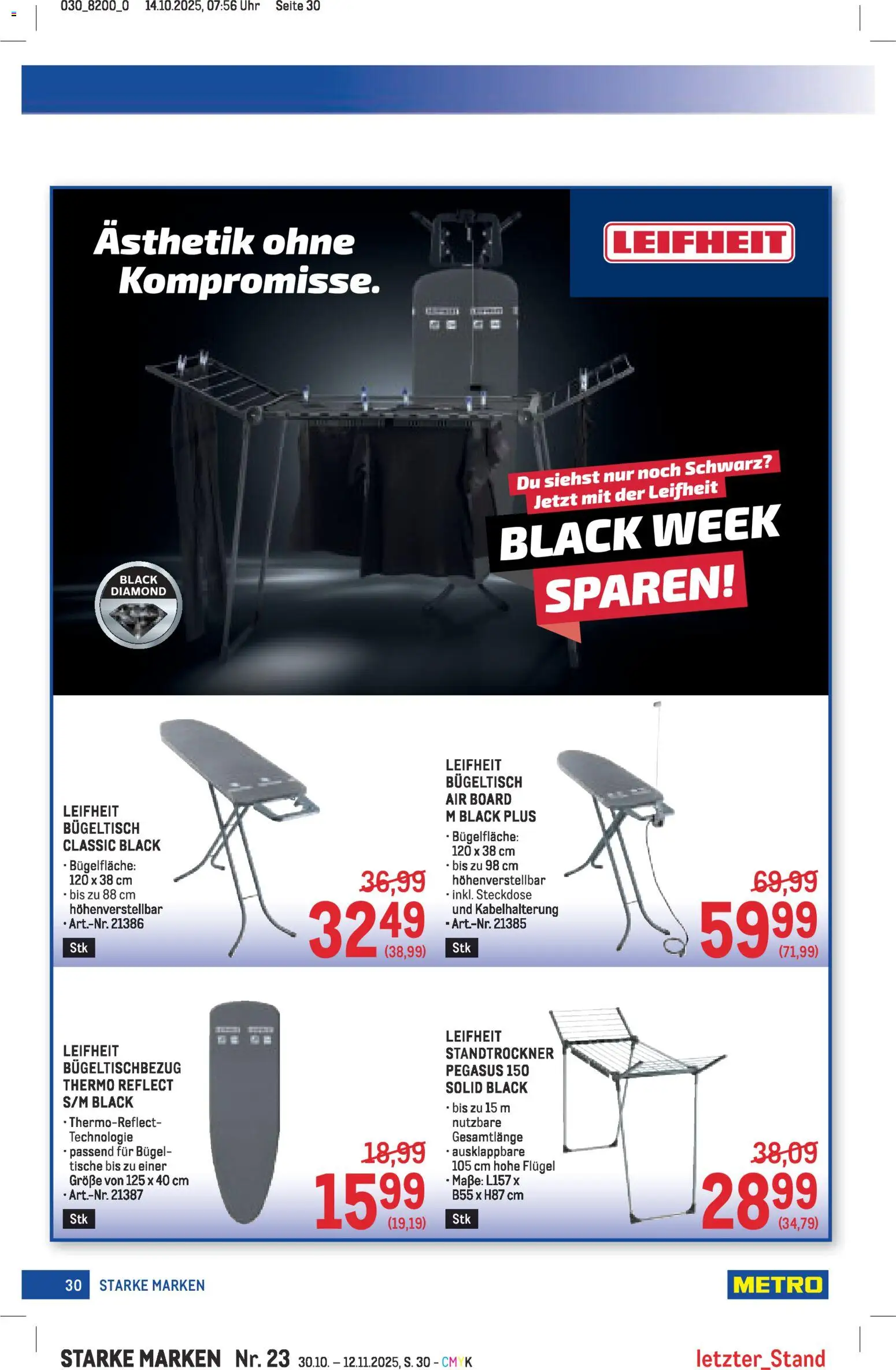 Metro Starke Marken gültig ab 30.10.2025 | Seite: 30 | Produkte: Uhr, Steckdose