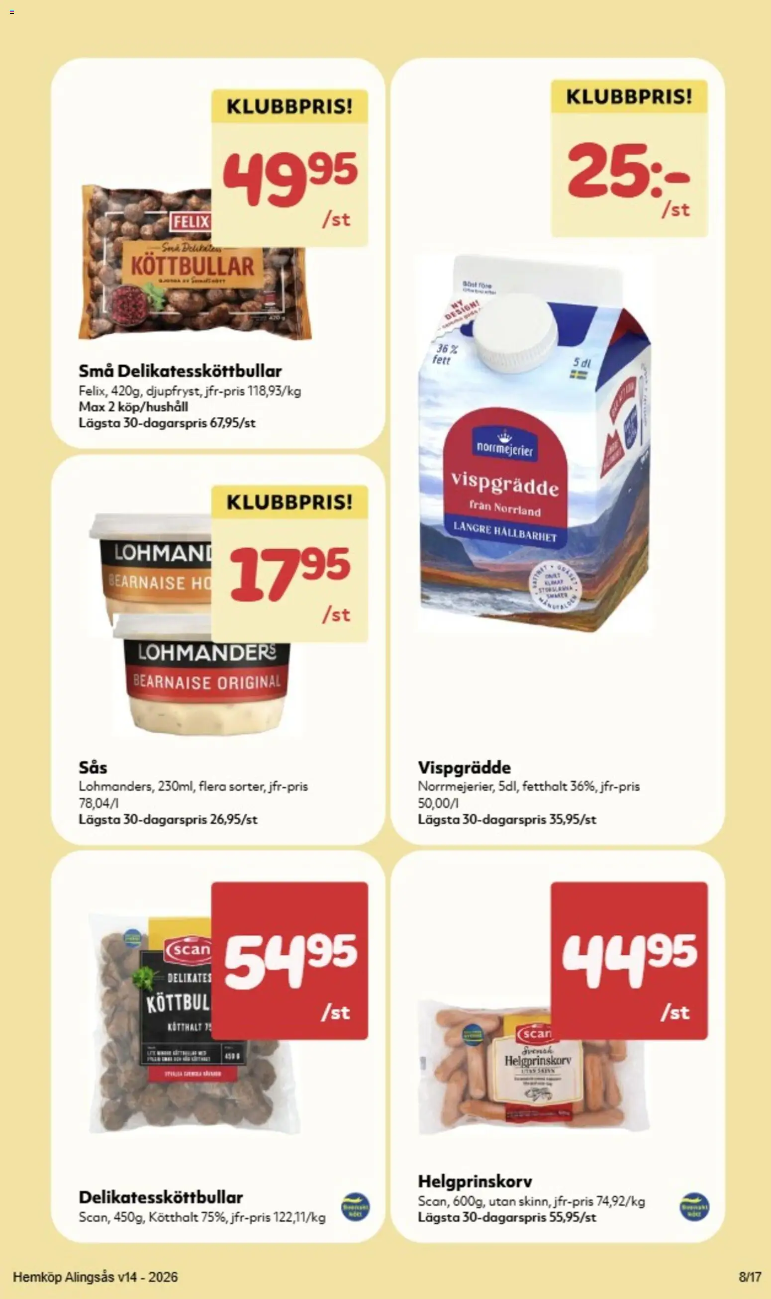 Nuvarande Hemköp erbjudanden från 📣 30/03/2026 - 05/04/2026 📣 | Sweden