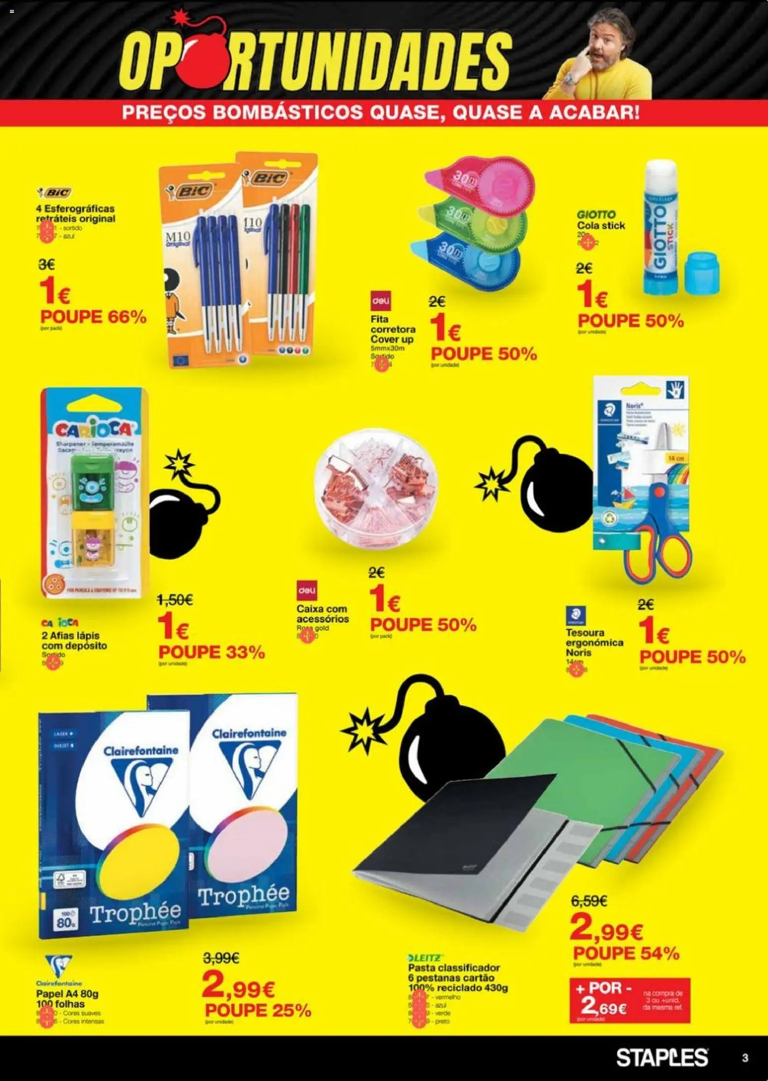Staples - Folheto Oportunidades Outubro │ válido de 27.10.2025 | Página: 3 | Produtos: Caixa