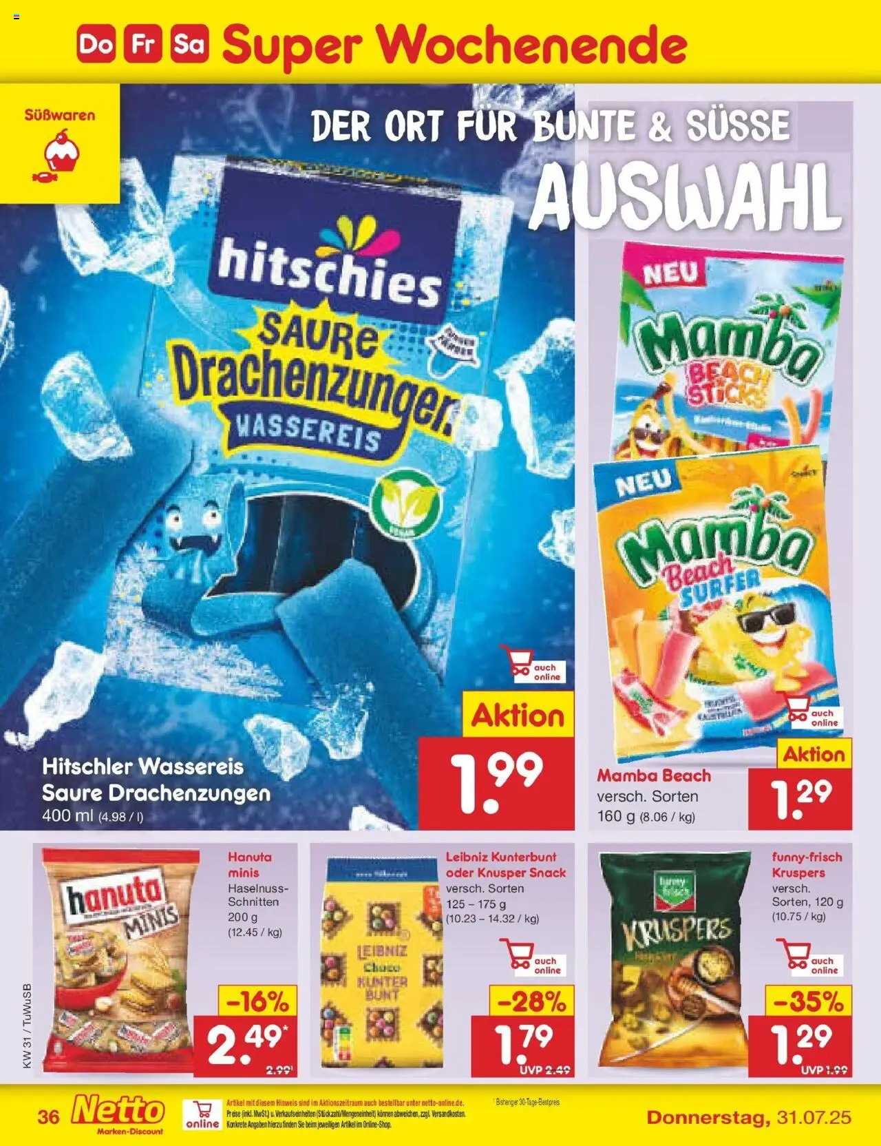 Netto Marken-Discount prospekt Calw-Stammheim	 - gültig ab dem 27.07.2025 | Seite: 58