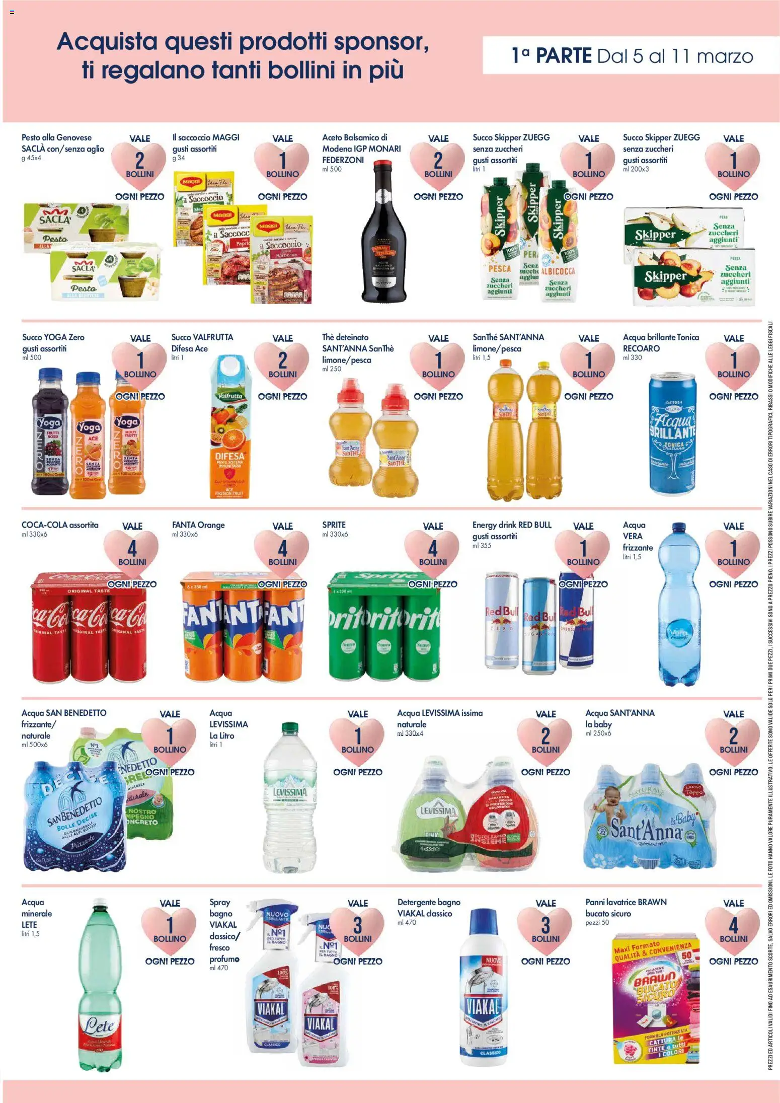 Volantino Famila del 05.03.2026 | Pagina: 6 | Prodotti: Detergente, Aglio, Pesto, The