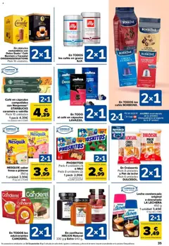 Carrefour folleto │ válido desde el 11.09.2025 | Página: 35 | Productos: Leche, Pan, Café, Φαρίνα