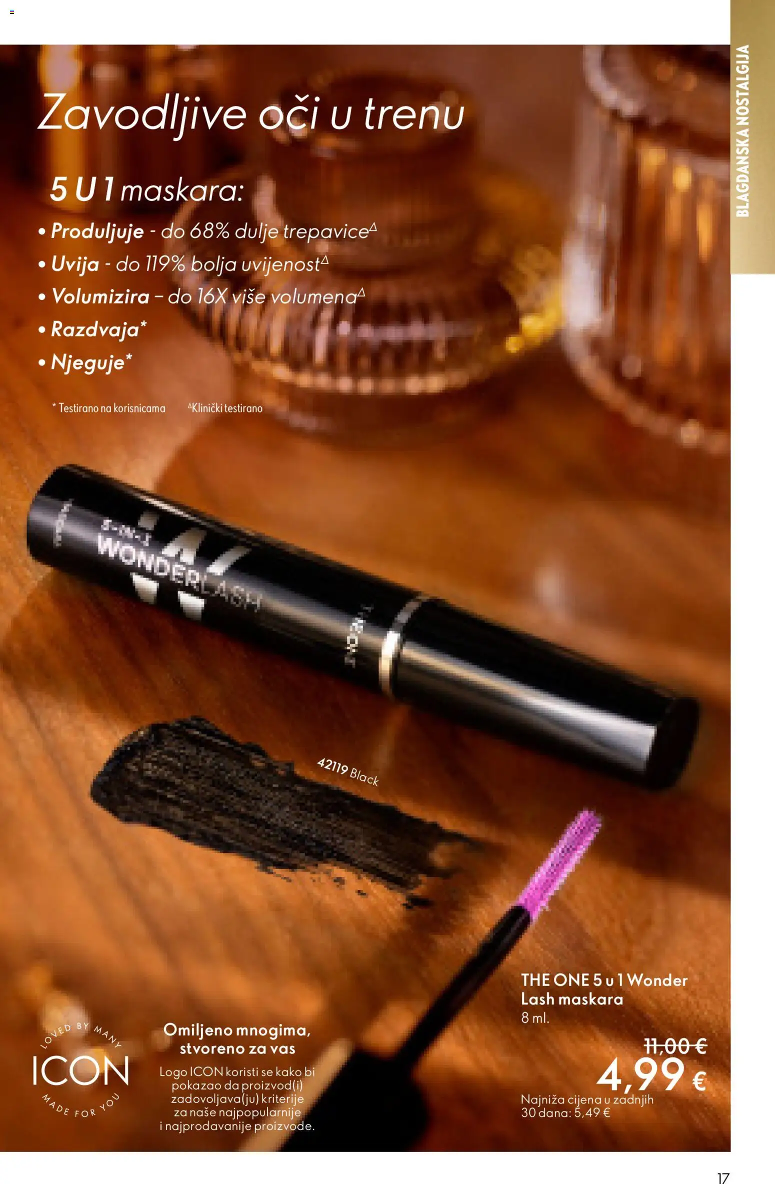 Oriflame katalog | vrijedi od 19.11.2025 | Stranica: 17 | Proizvodi: Maskara