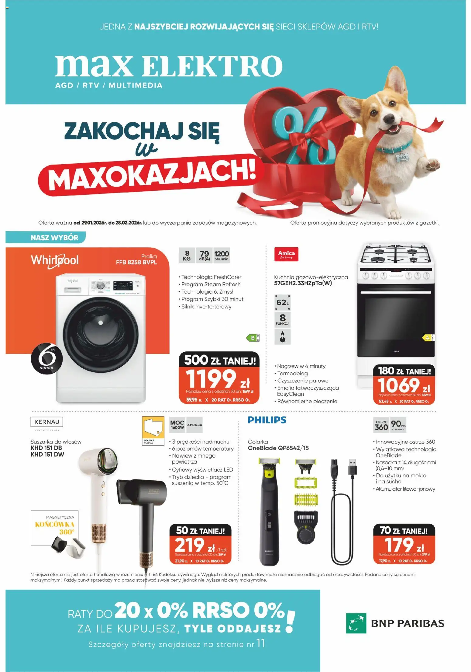 Max elektro Gazetka od 29.01.2026 | Strona: 1