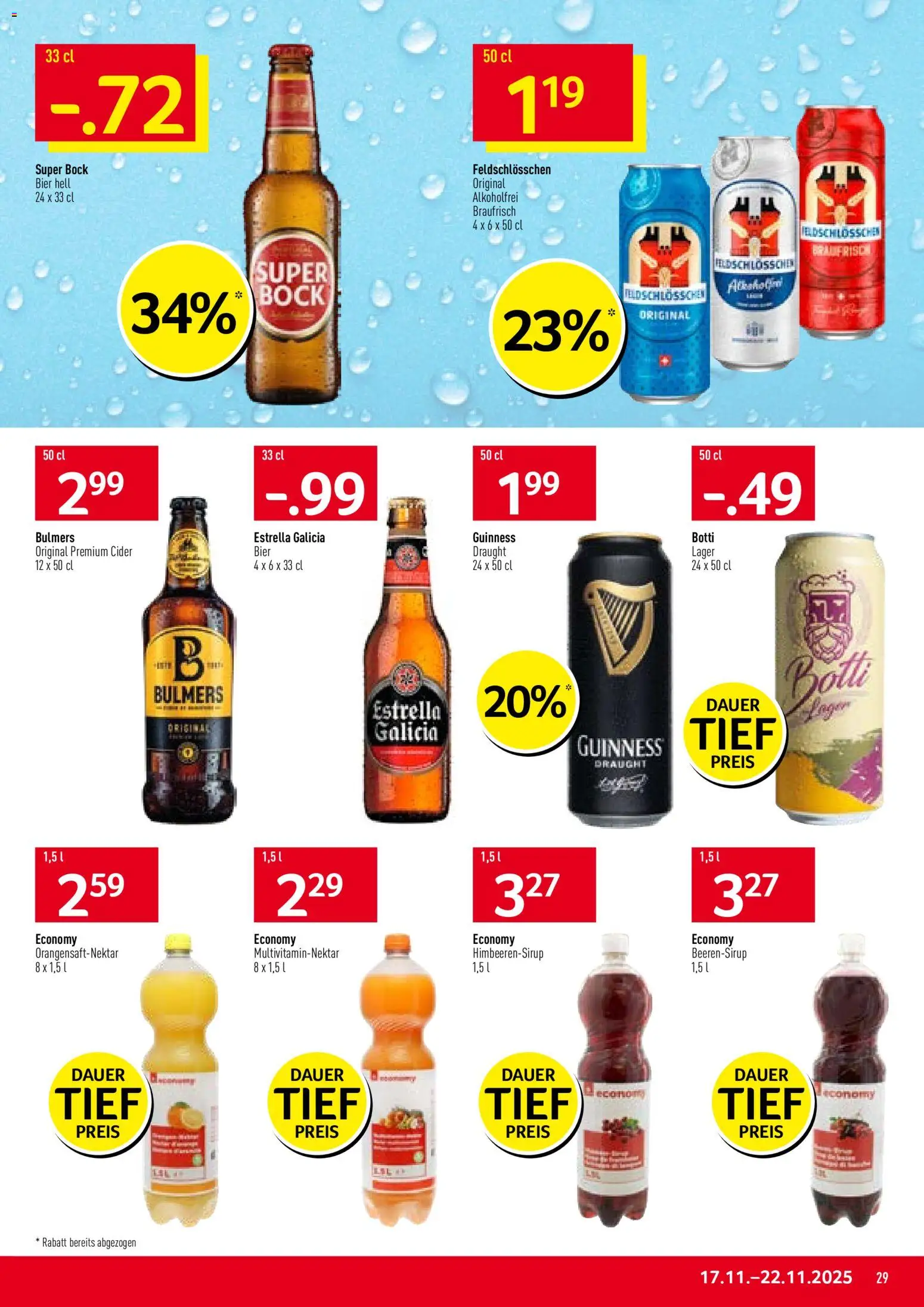 Prodega Aktionen – gültig ab 17.11.2025 | Seite: 29 | Produkte: Bier