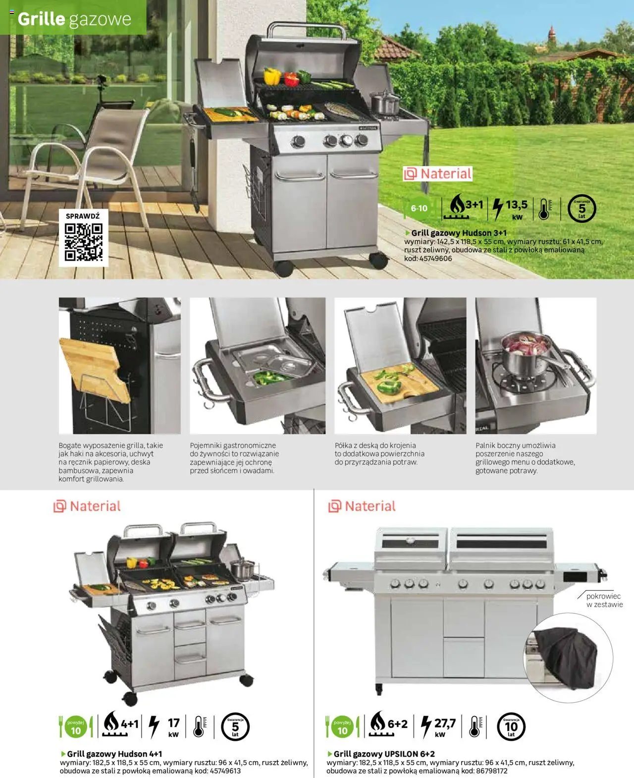 Leroy Merlin Gazetka - Grille  od 01.03.2025 | Strona: 6 | Produkty: Grill, Grill gazowy, Ruszt, Półka