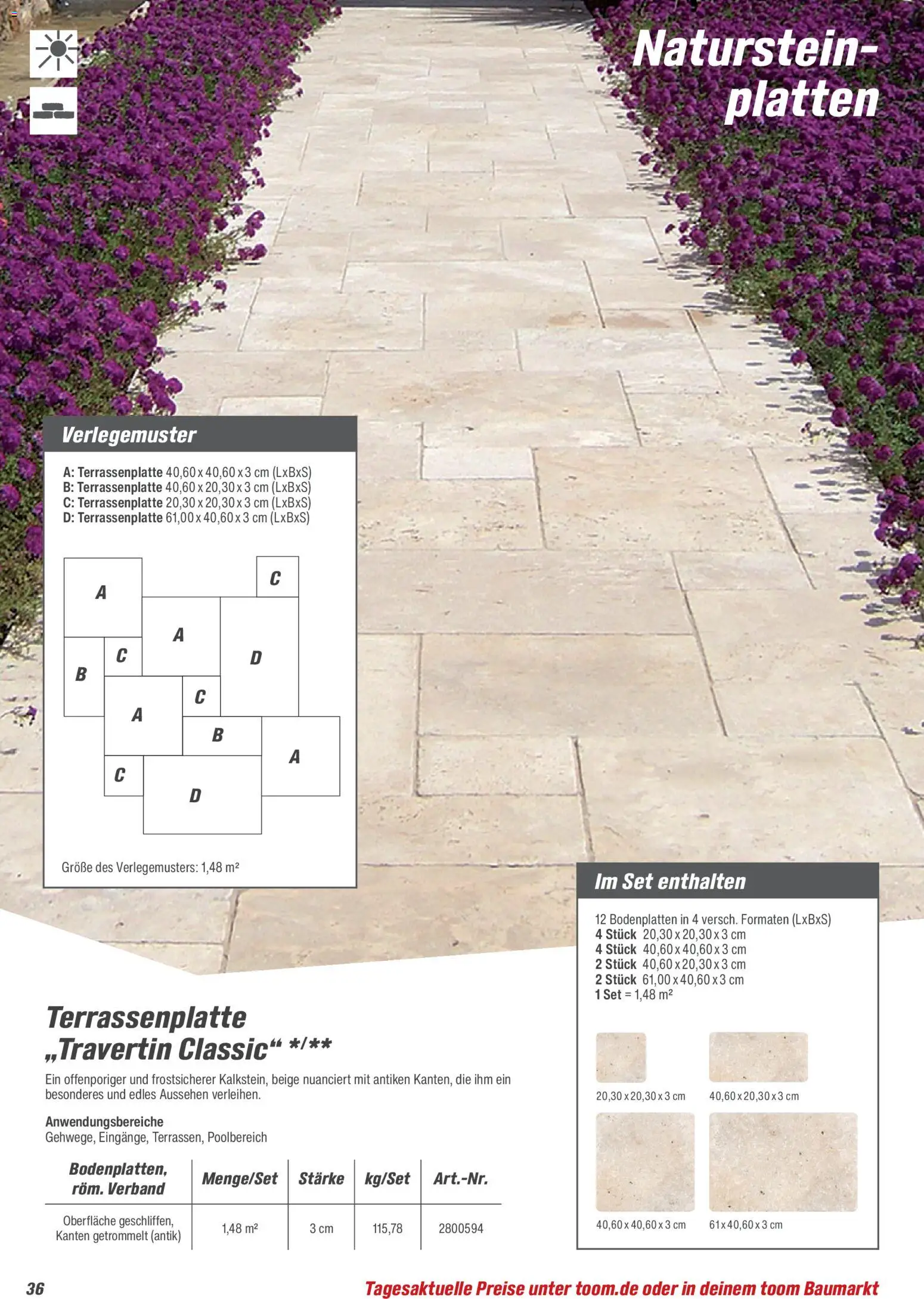 Toom Baumarkt Gartenbaustoffe 2026 – gültig ab 20.02.2026 | Seite: 36