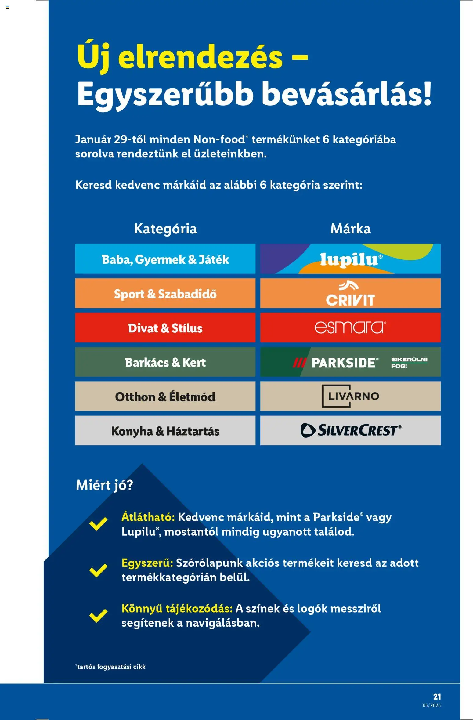 Lidl akciós ujság - amely érvényes a következő dátumtól: 29.01.2026 | Oldal: 21 | Termékek: Parkside, Játék