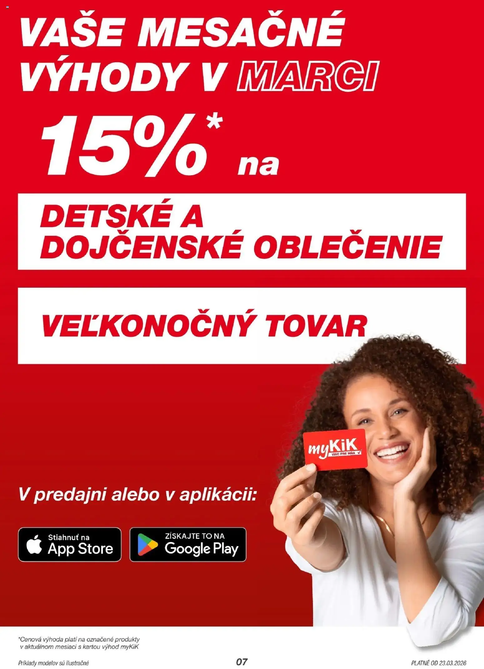 Nové Kik akcie – leták je platný od 22.03.2026 | Strana: 7