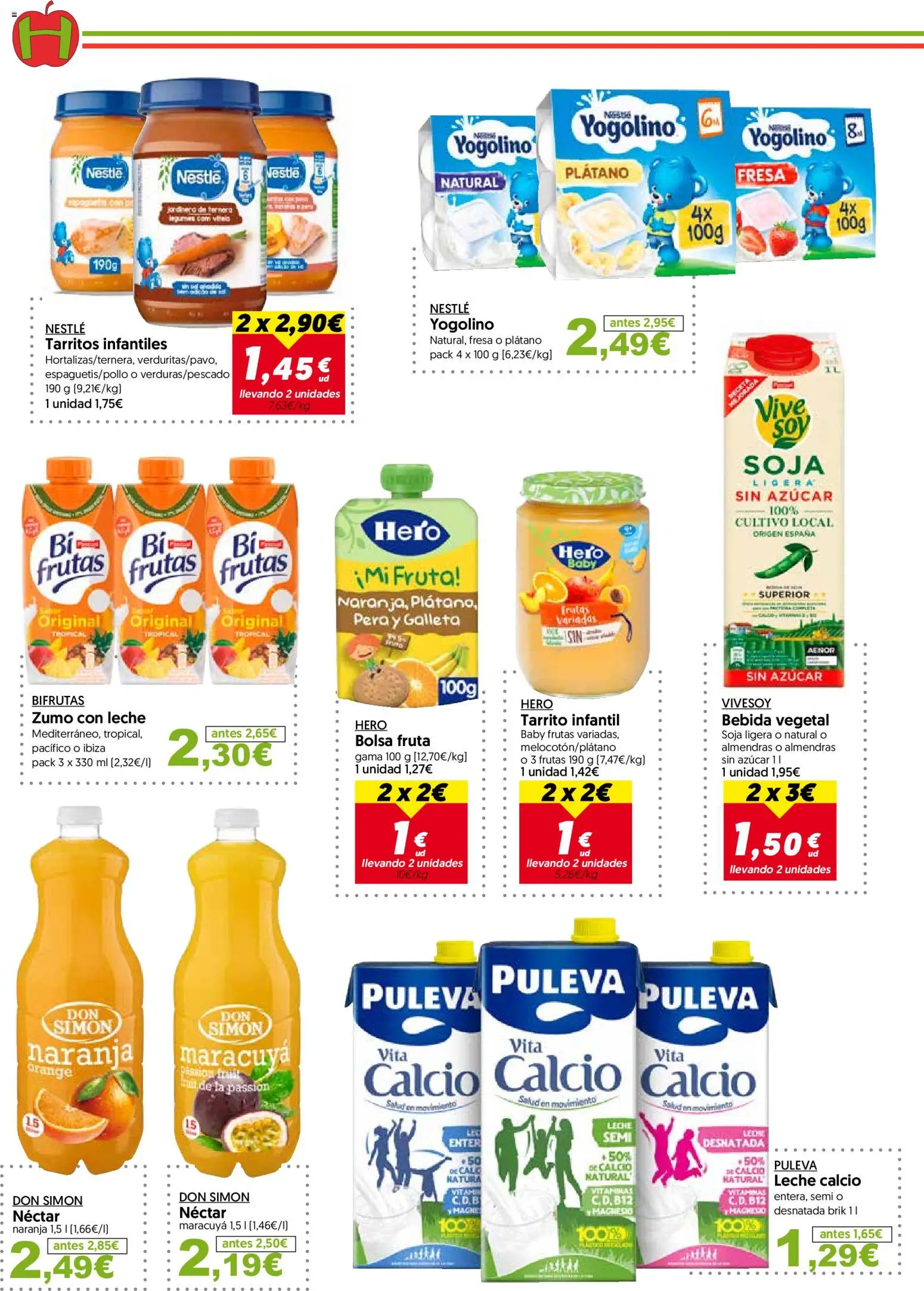 Hiper Usera folleto │ válido desde el 30.03.2026 | Página: 14 | Productos: Leche, Ροζ πιπέρι, Bolsa, Néctar