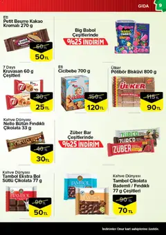 10.03.2026 tarihinden itibaren geçerli olan Onur Market kataloğu önizlemesi | Sayfa: 9
