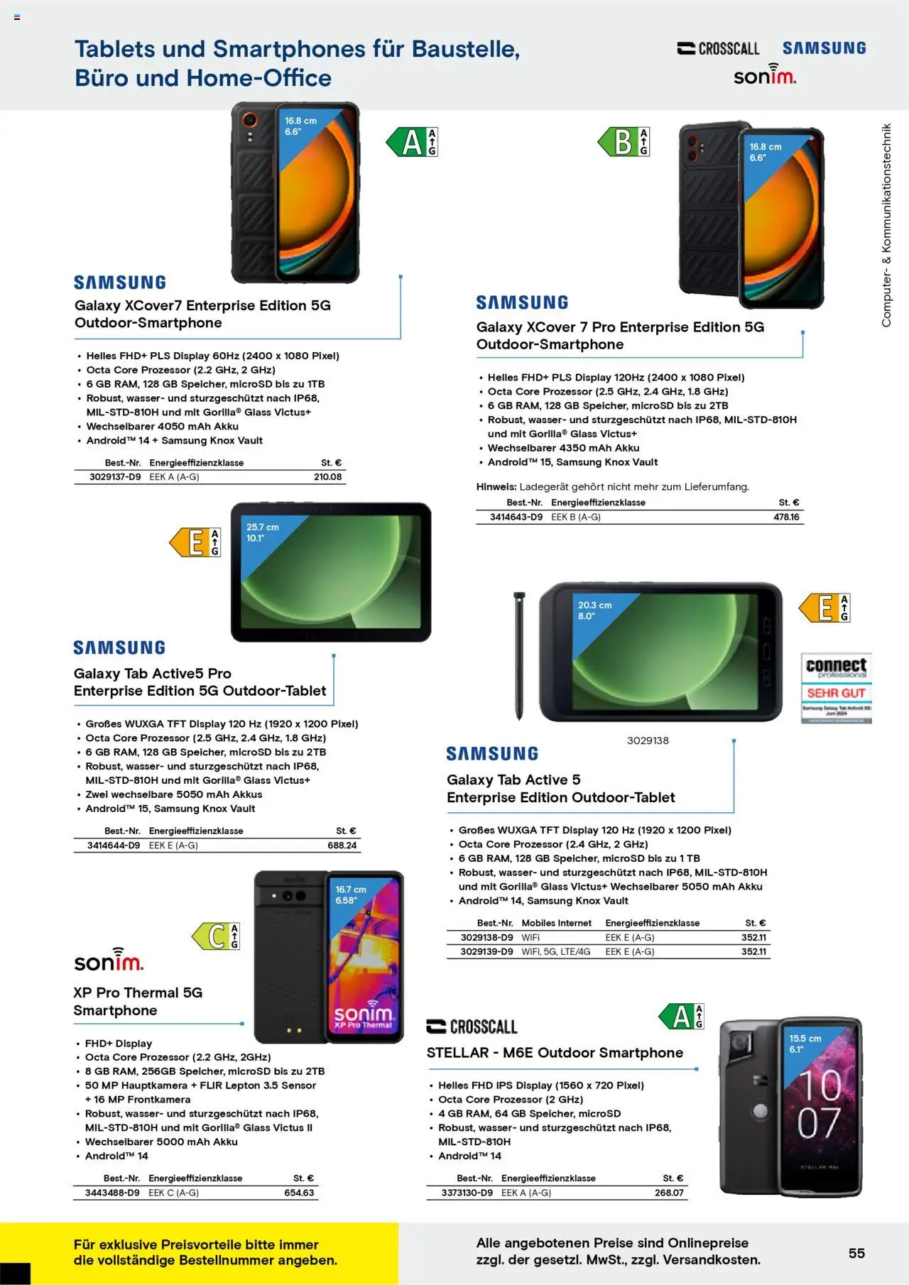 Conrad - Markenkatalog - gültig ab dem 25.08.2025 | Seite: 57 | Produkte: Samsung, Smartphones, Wasser, Computer